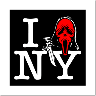 I Scream New York! (RED) Posters and Art